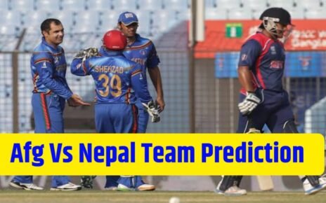 Nepal vs Afghanistan Team Prediction