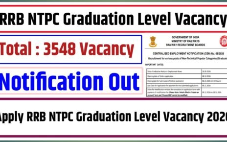 RRB NTPC Graduation Level Requirement 2026